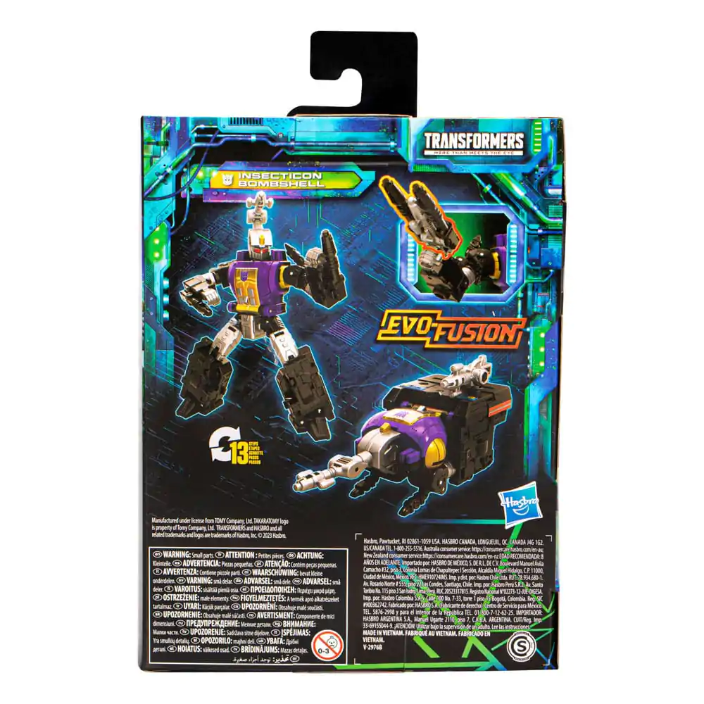 Transformers Generations Legacy Evolution Deluxe Class Actionfigur Insecticon Bombshell 14 cm Produktfoto