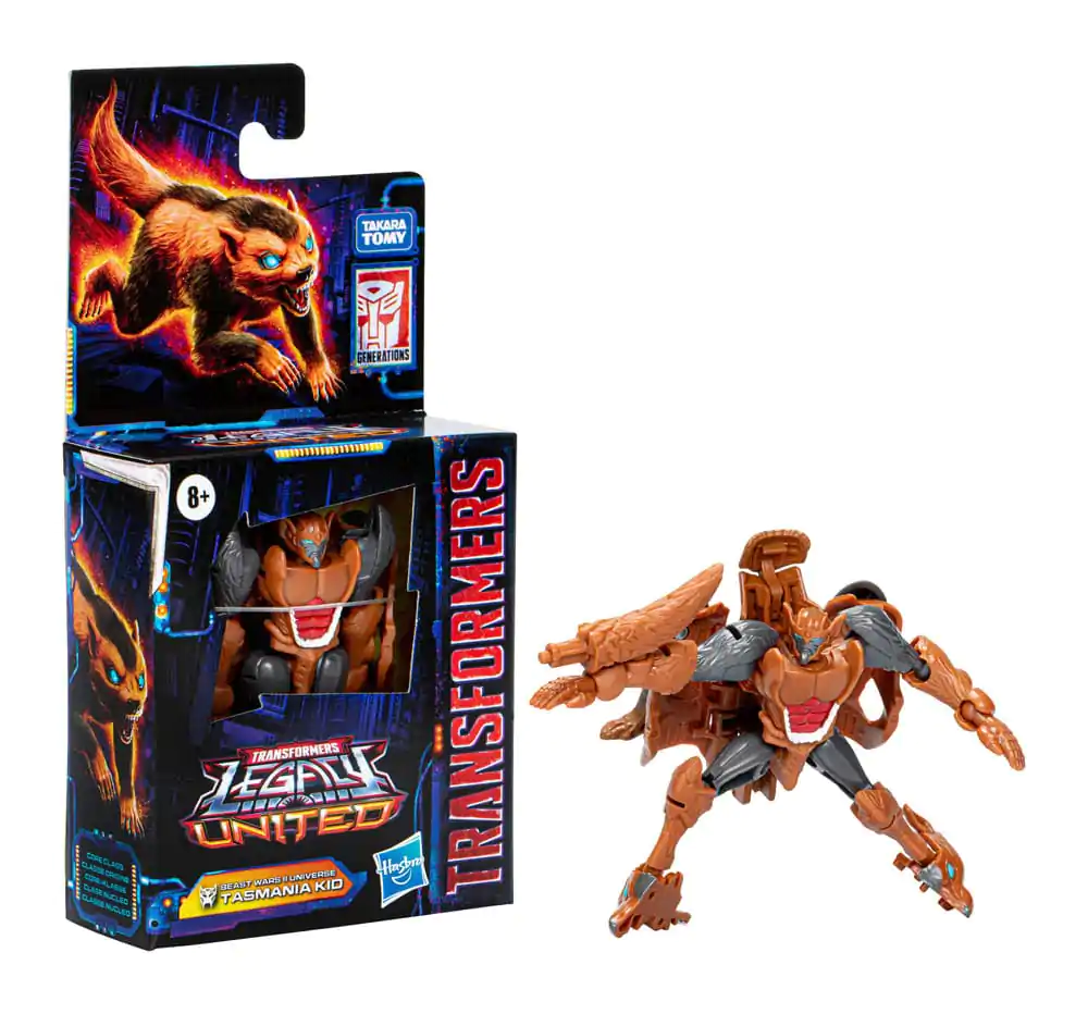 Transformers Generations Legacy United Core Class Actionfigur Beast Wars II Universe Tasmania Kid 9 cm Produktfoto