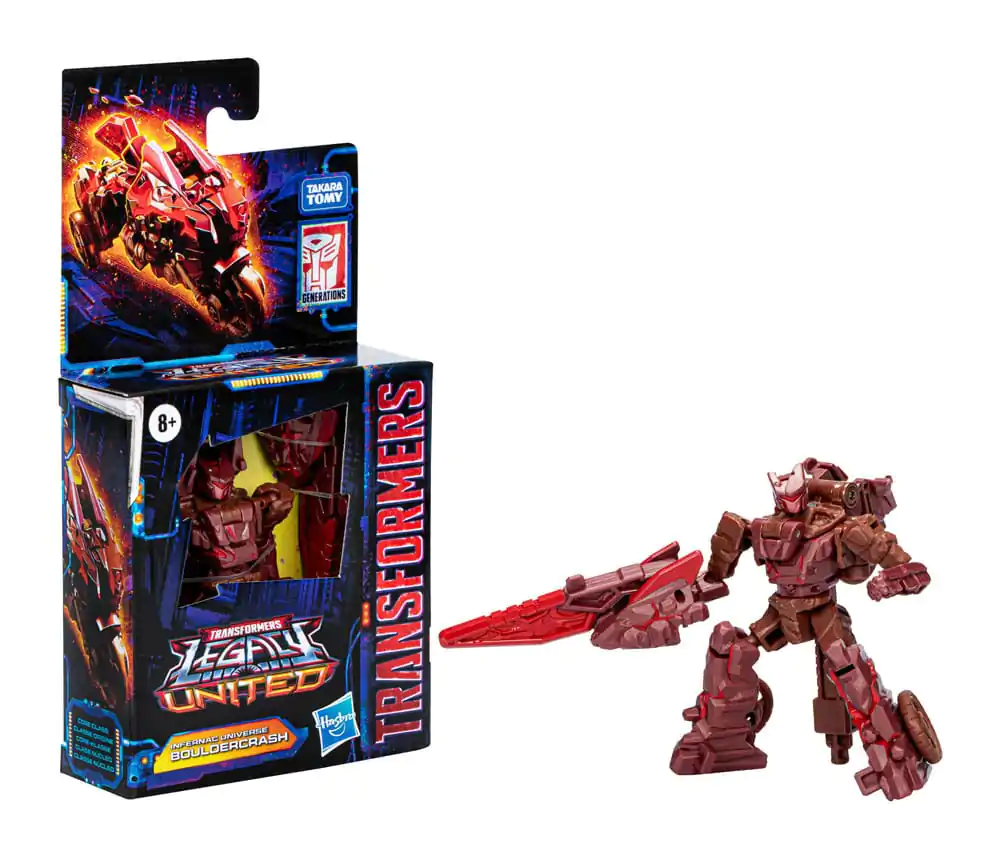 Transformers Generations Legacy United Core Class Actionfigur Infernac Universe Bouldercrash 9 cm termékfotó