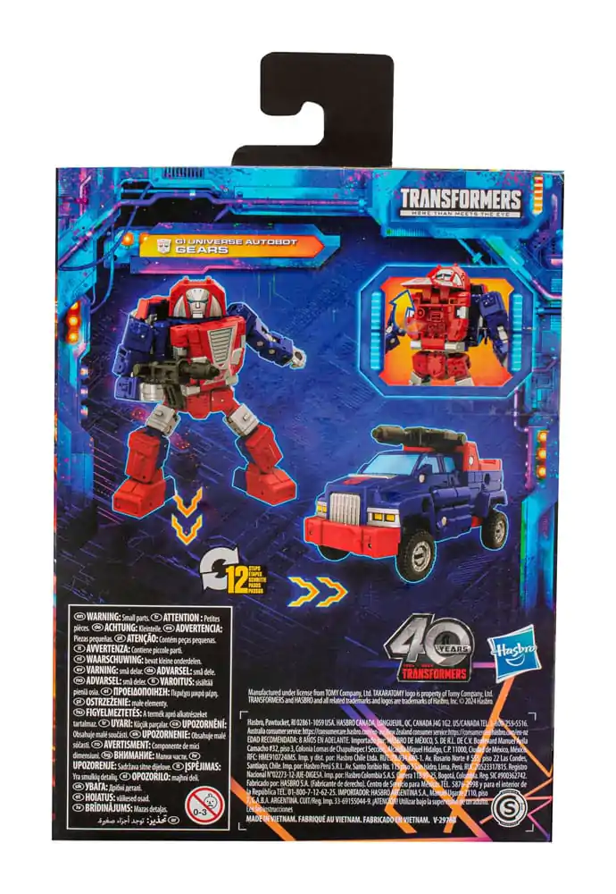 Transformers Generations Legacy United Deluxe Class Actionfigur G1 Universe Autobot Gears 14 cm termékfotó