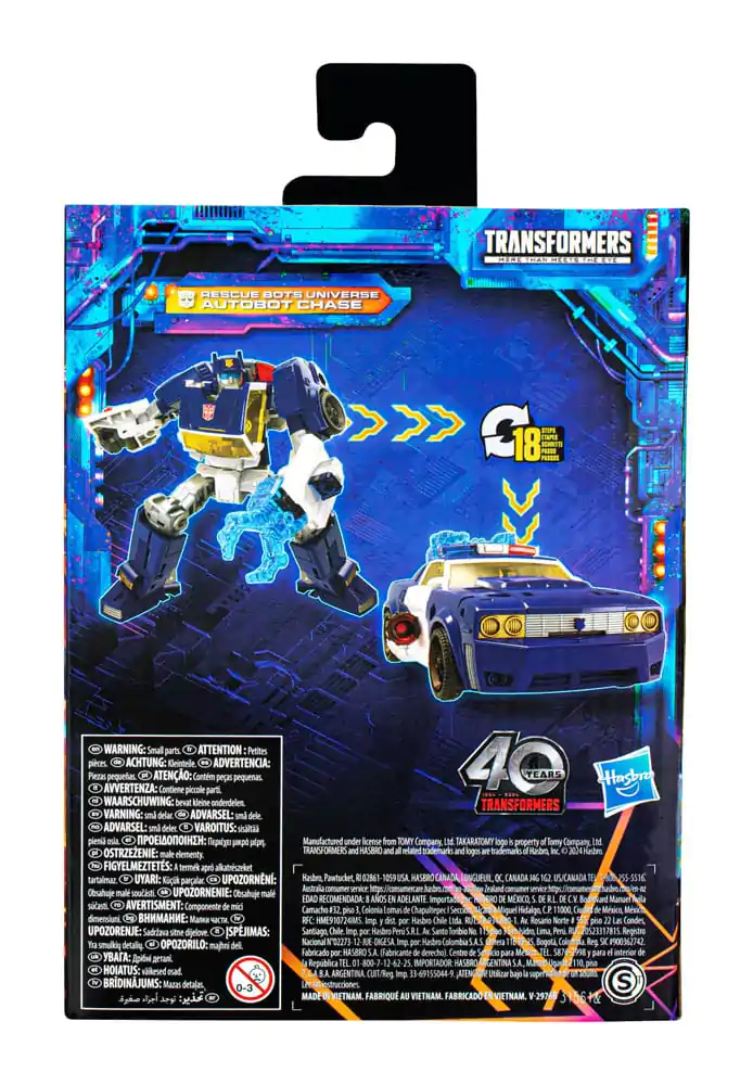 Transformers Generations Legacy United Deluxe Class Actionfigur Rescue Bots Universe Autobot Chase 14 cm termékfotó