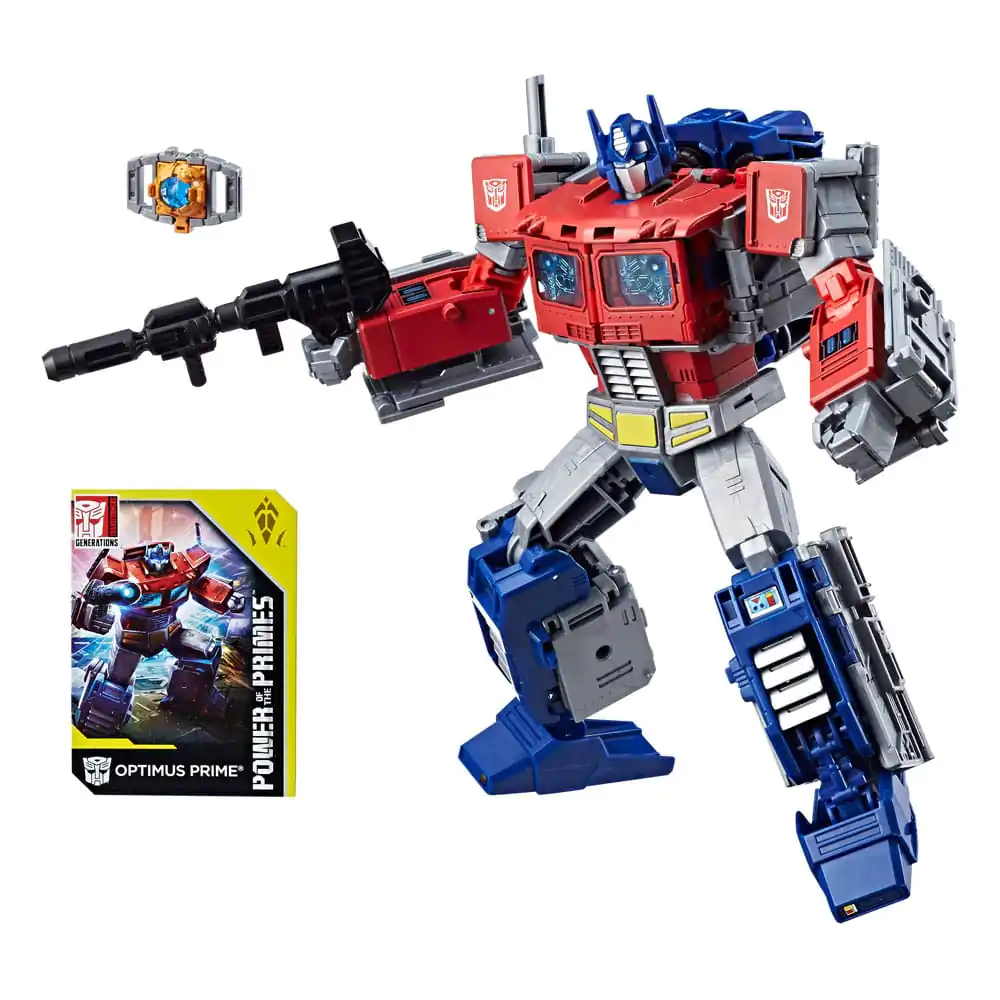 Transformers Generations Power of the Primes Leader Class Actionfigur Evolution Optimus Prime 22 cm Produktfoto