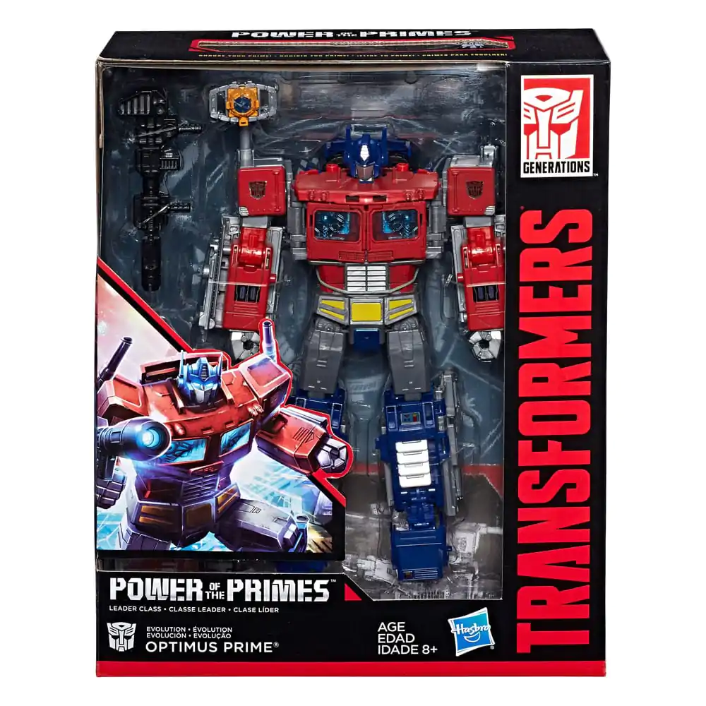 Transformers Generations Power of the Primes Leader Class Actionfigur Evolution Optimus Prime 22 cm Produktfoto