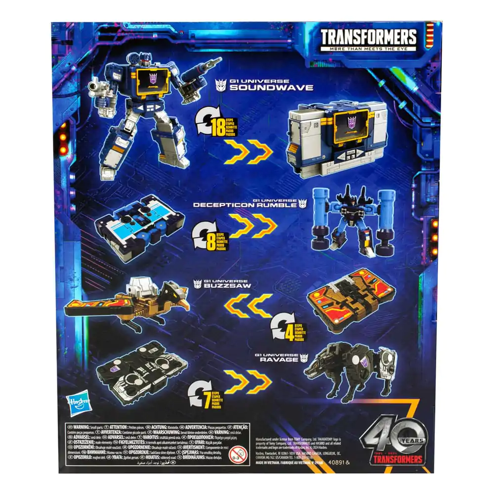 Transformers Generations Legacy United Voyager Class Actionfigur G1 Universe Soundwave 18 cm Produktfoto