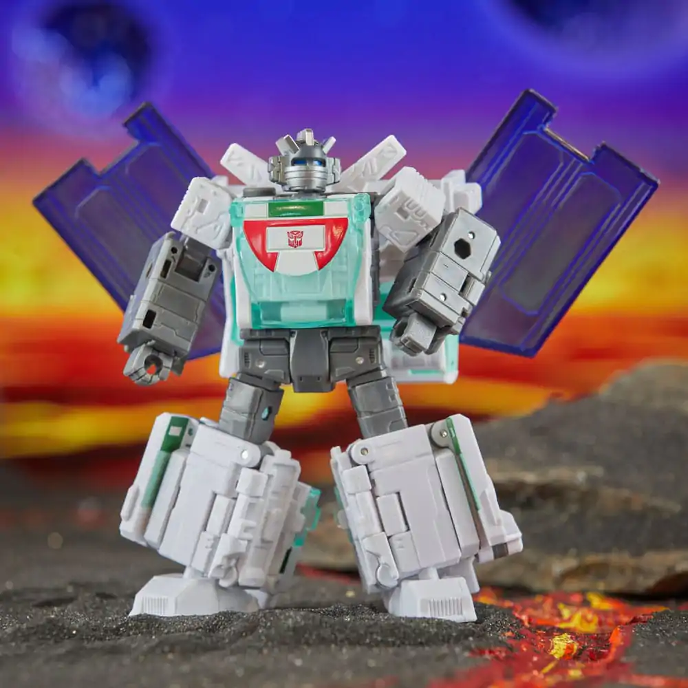 Transformers Generations Legacy United Voyager Class Actionfigur Origin Wheeljack 18 cm Produktfoto