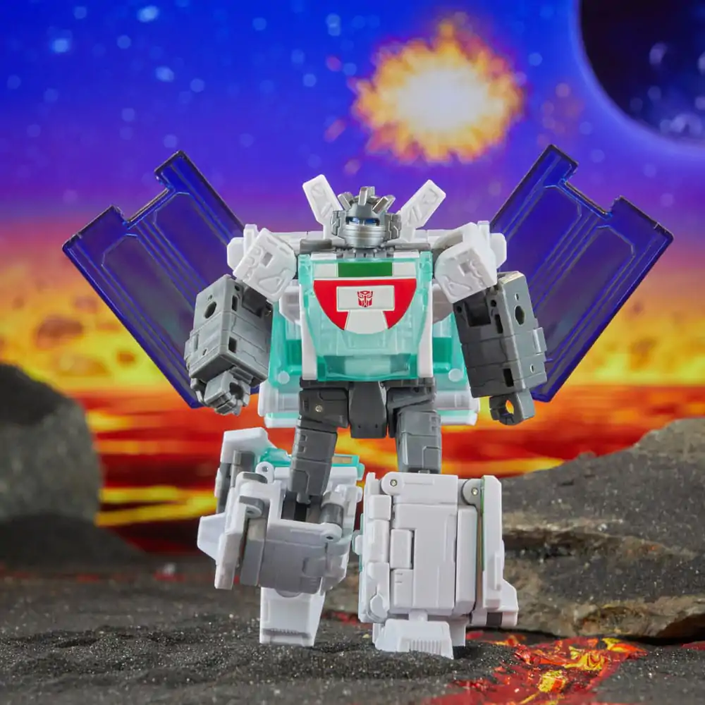 Transformers Generations Legacy United Voyager Class Actionfigur Origin Wheeljack 18 cm Produktfoto
