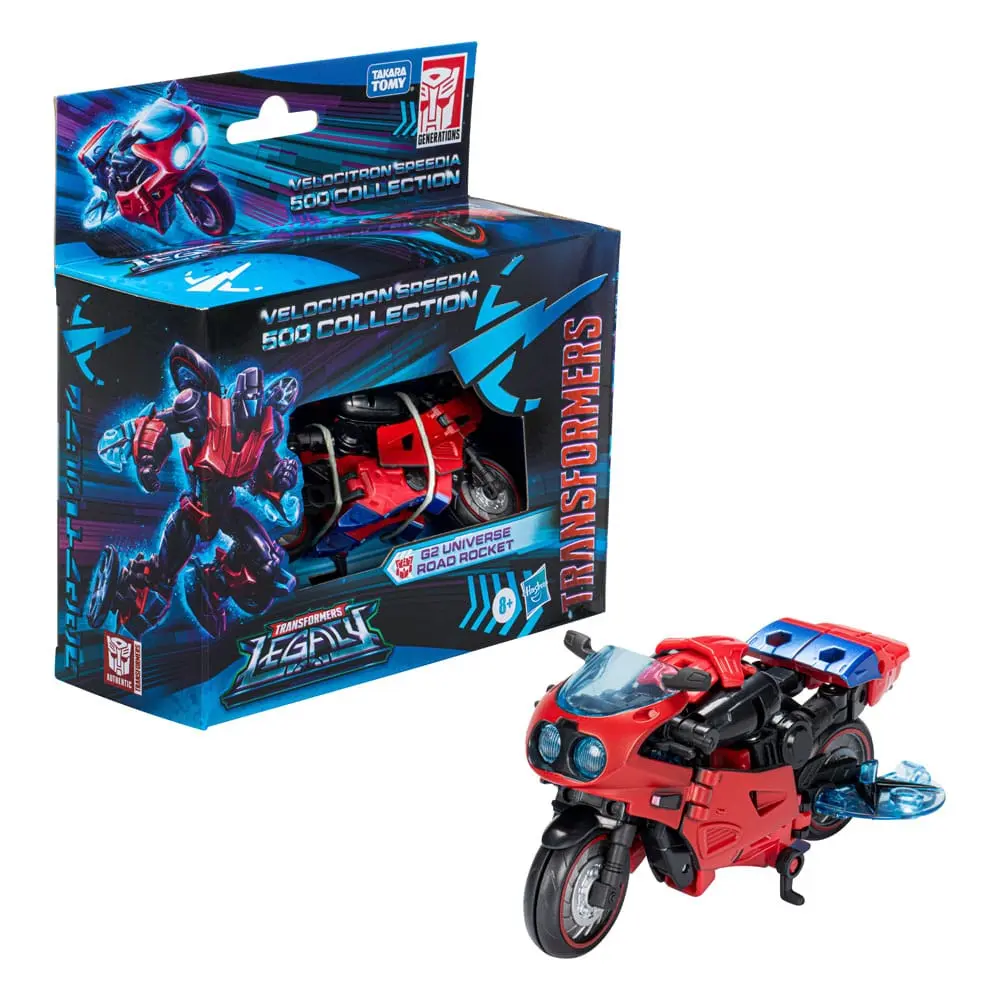 Transformers Generations Legacy Velocitron Speedia 500 Collection Actionfigur G2 Universe Road Rocket 14 cm Produktfoto