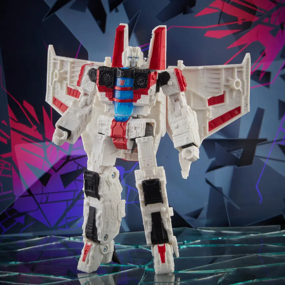 Transformers: Shattered Glass Voyager Class Action-Figur 2021 Starscream 18 cm Produktfoto