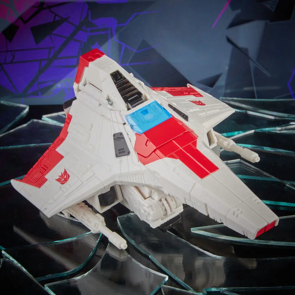 Transformers: Shattered Glass Voyager Class Action-Figur 2021 Starscream 18 cm Produktfoto