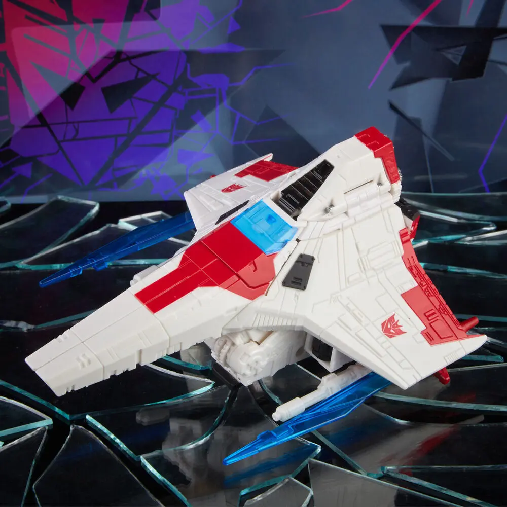 Transformers: Shattered Glass Voyager Class Action-Figur 2021 Starscream 18 cm Produktfoto