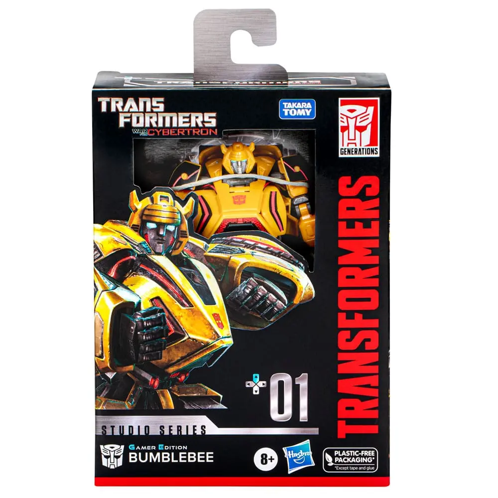Transformers Generations Studio Series Deluxe Class Action Figure Gamer Edition Bumblebee 11 cm Produktfoto