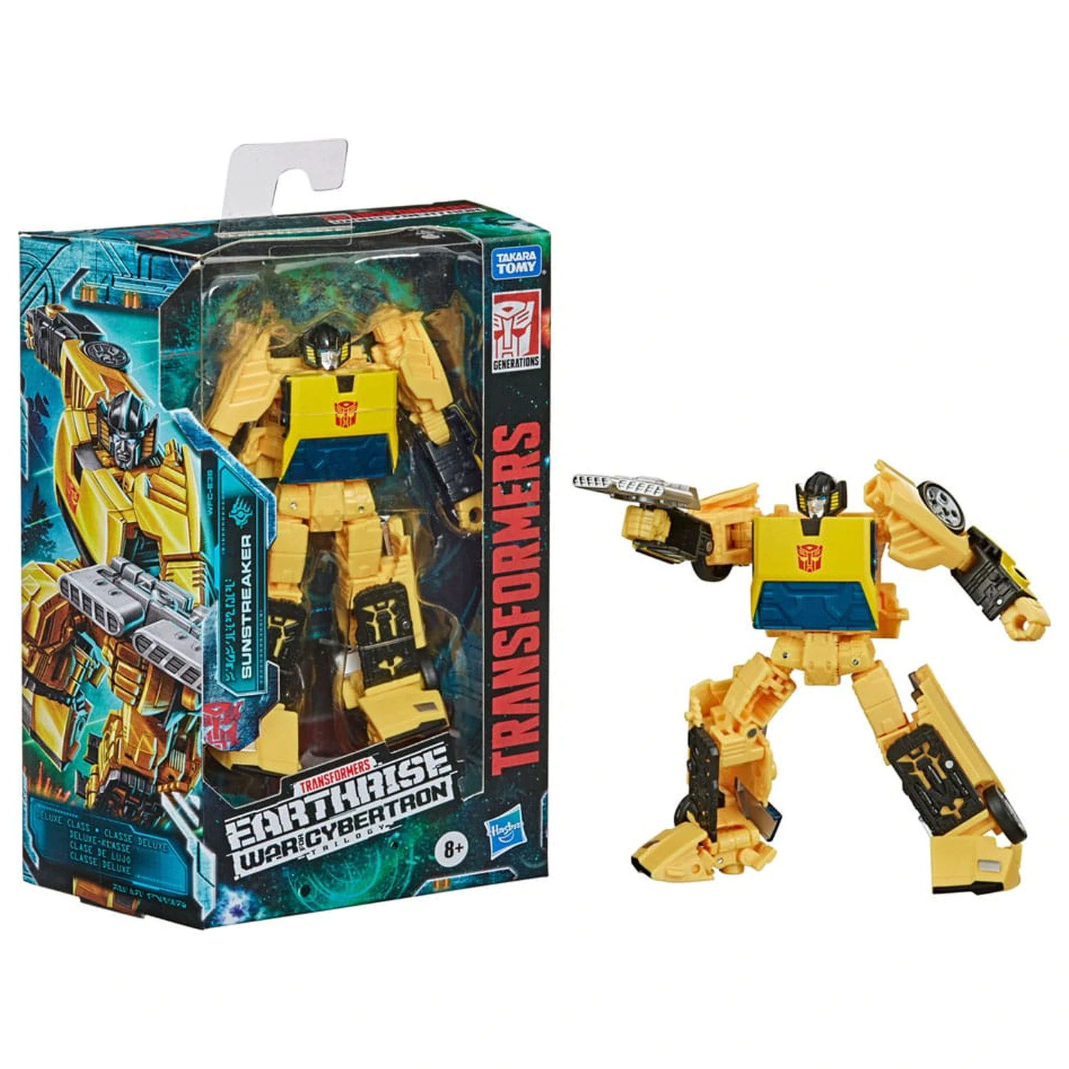 Transformers Generations War for Cybertron: Earthrise Deluxe Klasse Actionfigur Sunstreaker 14 cm Produktfoto