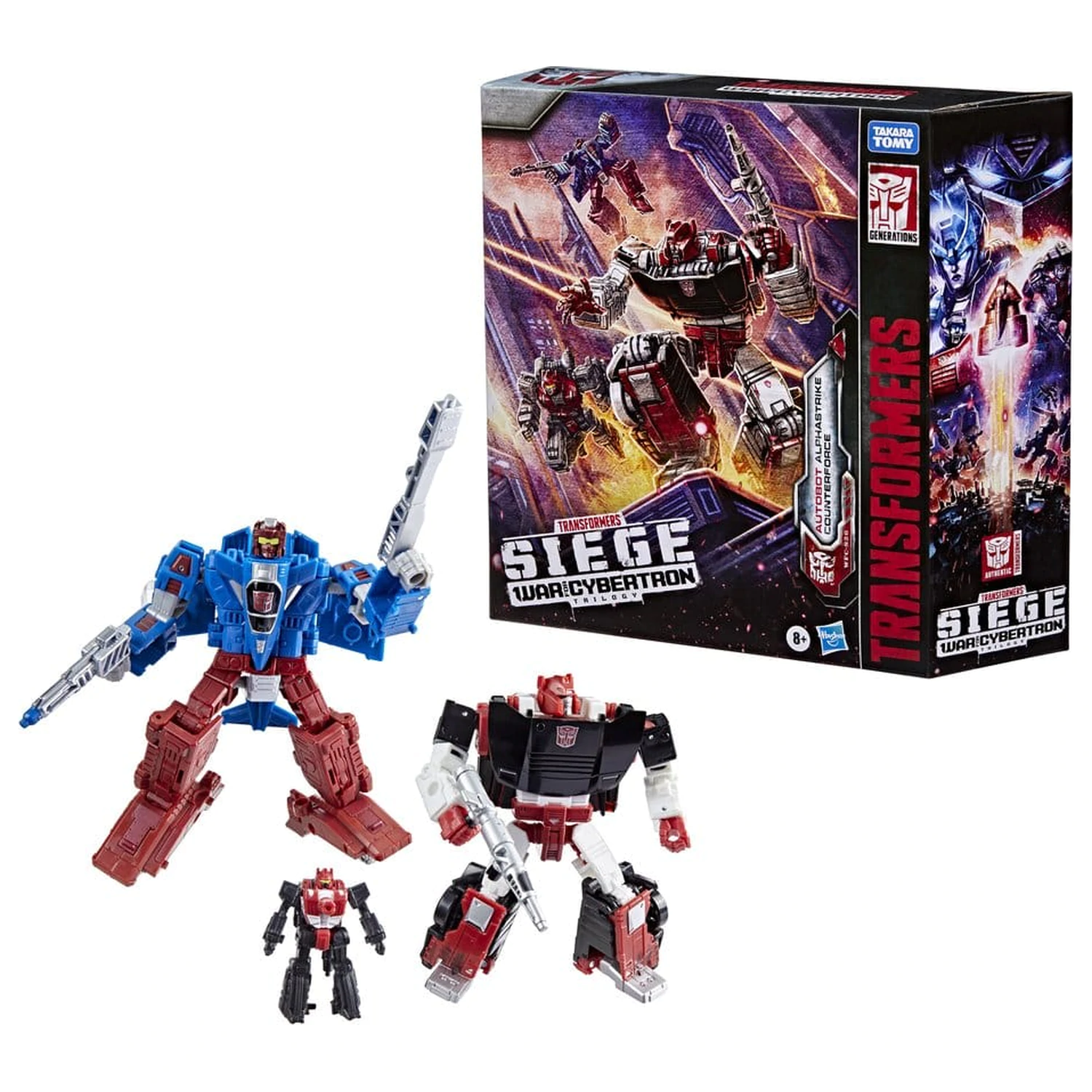 Transformers Generations War for Cybertron: Siege Action Figuren 3er-Pack Autobot Alphastrike Counterforce Produktfoto