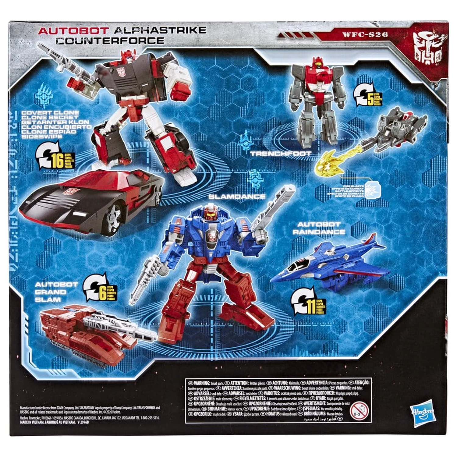 Transformers Generations War for Cybertron: Siege Action Figuren 3er-Pack Autobot Alphastrike Counterforce Produktfoto