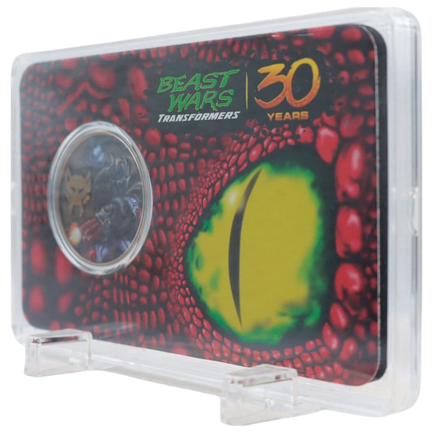 Transformers Sammelmünze Beast Wars 30. Jubiläum Limited Edition Produktfoto