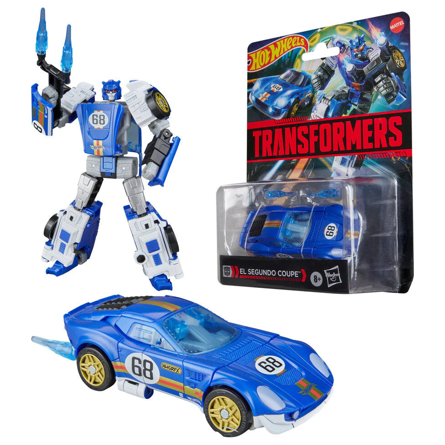 Transformers Hot Wheels El Segundo Coupe Figur 12,5 cm Produktfoto
