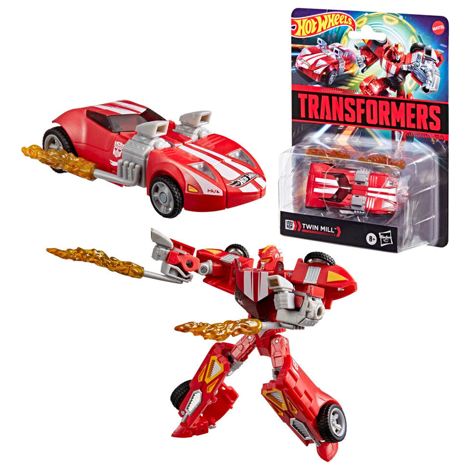 Transformers Hot Wheels Twin Mill Figur 12,5cm Produktfoto