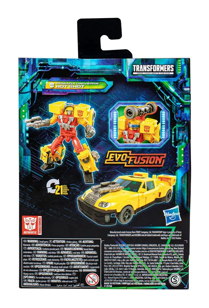 Transformers Legacy Evolution Deluxe Class Action Figur Armada Universe Hot Shot 14 cm Produktfoto