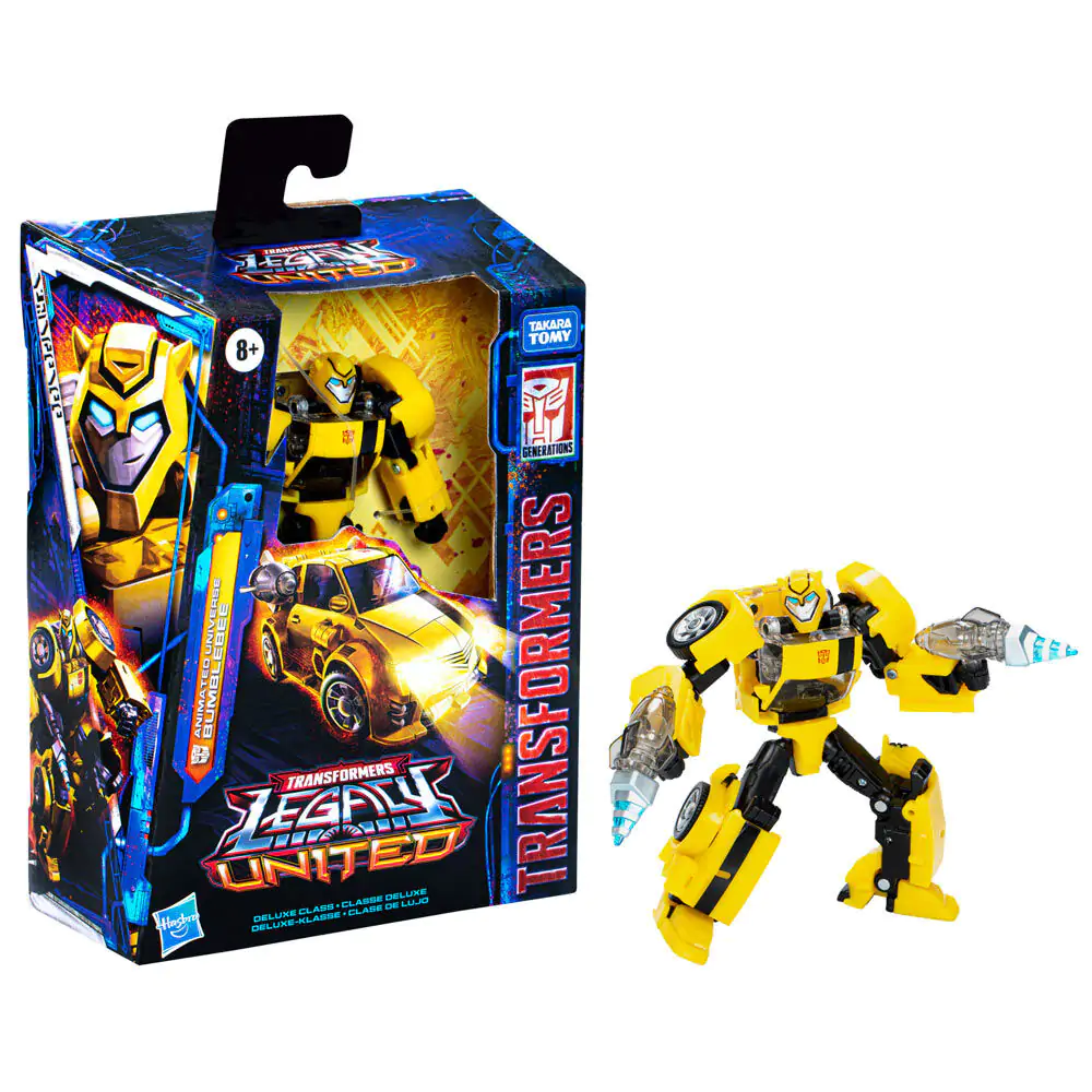 Transformers Legacy United Deluxe Class Animated Universe Bumbleebee Action Figur 14cm termékfotó