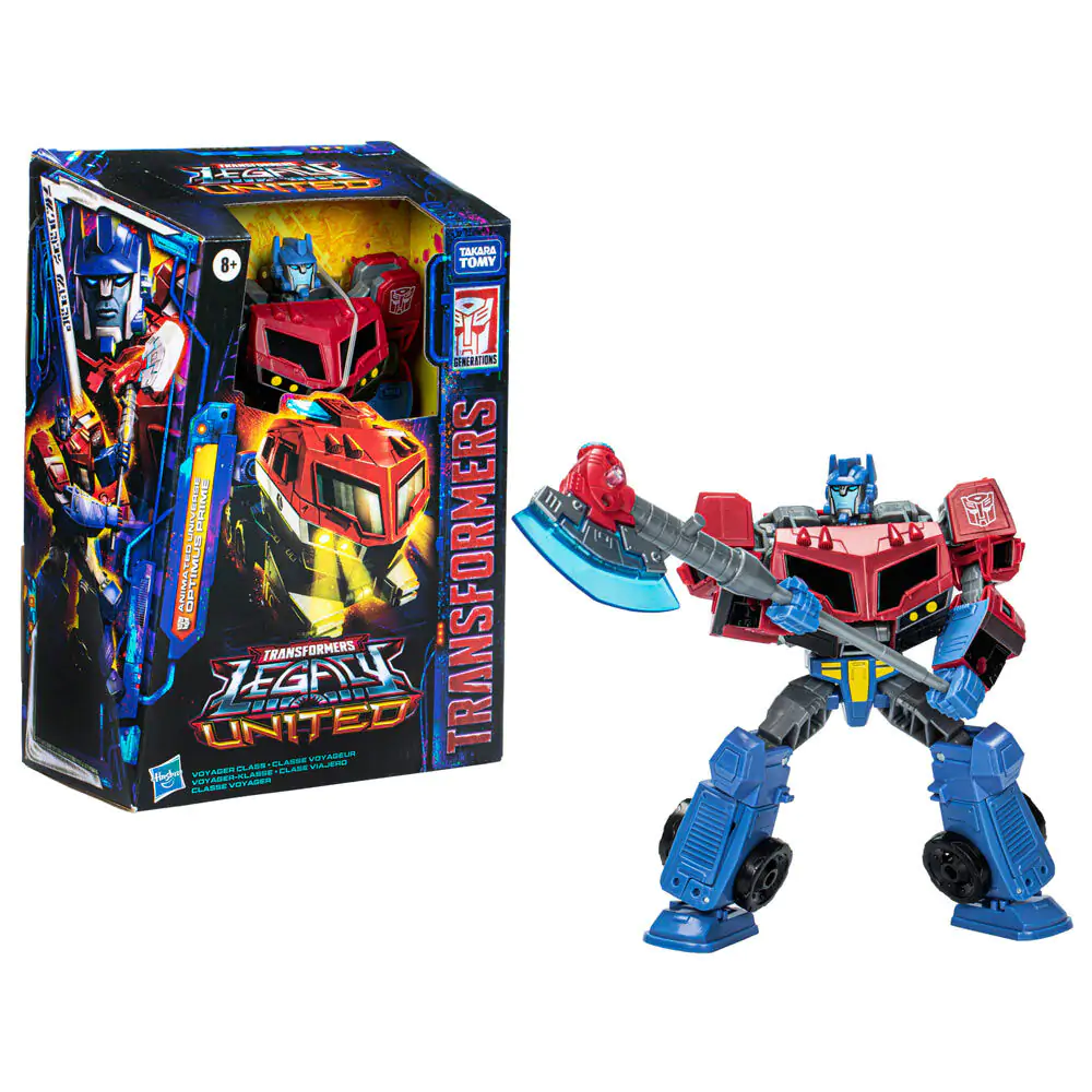 Transformers Legacy United Voyager Class Animated Universe Optimus Prime Figur 17,5cm termékfotó