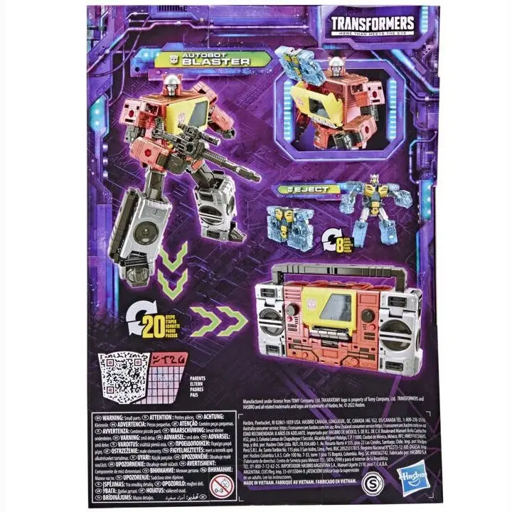 Transformers Generations Legacy Voyager Actionfigur Autobot Blaster & Eject 9 cm Produktfoto