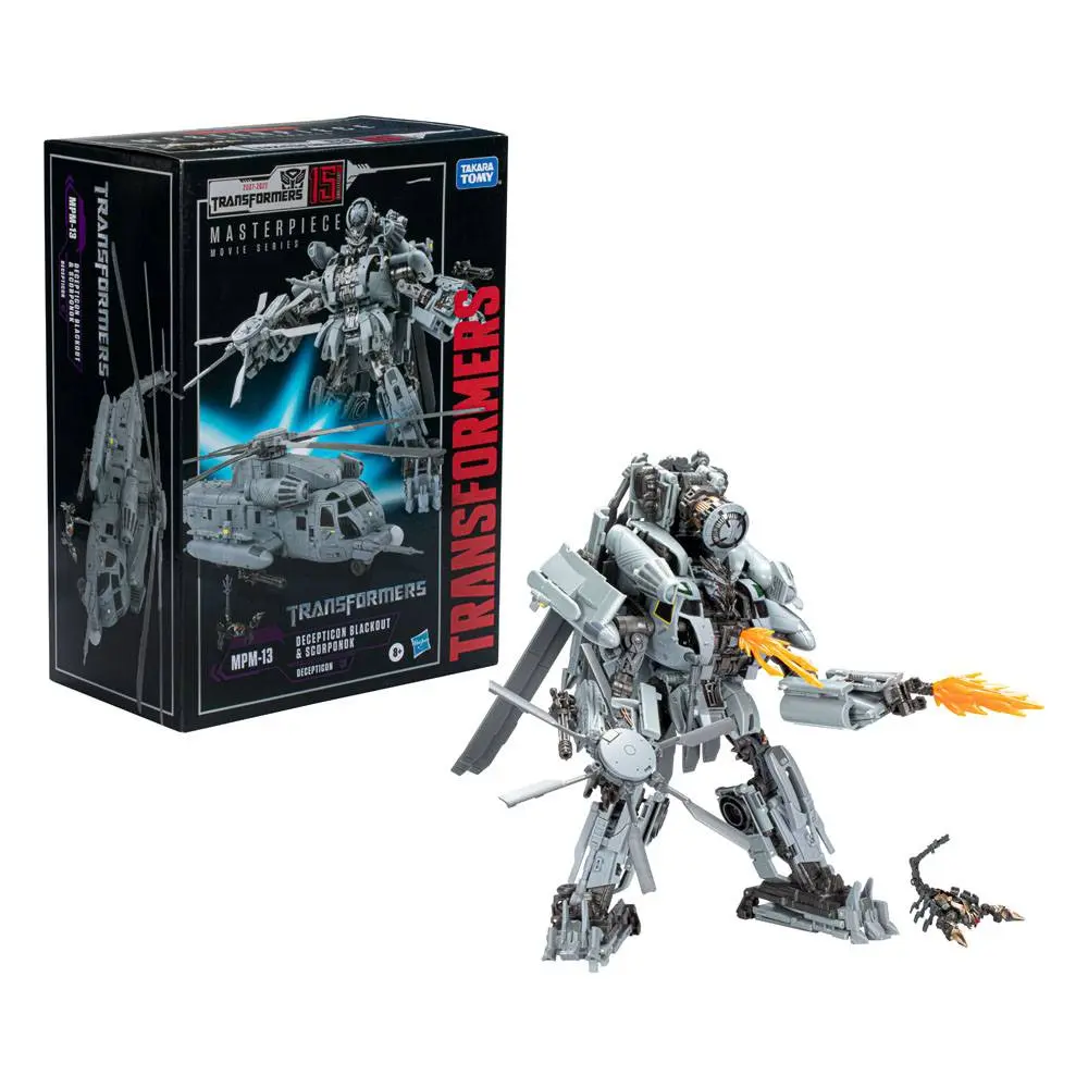 Transformers Masterpiece Movie Series Actionfigur Decepticon Blackout & Scorponok 29 cm Produktfoto