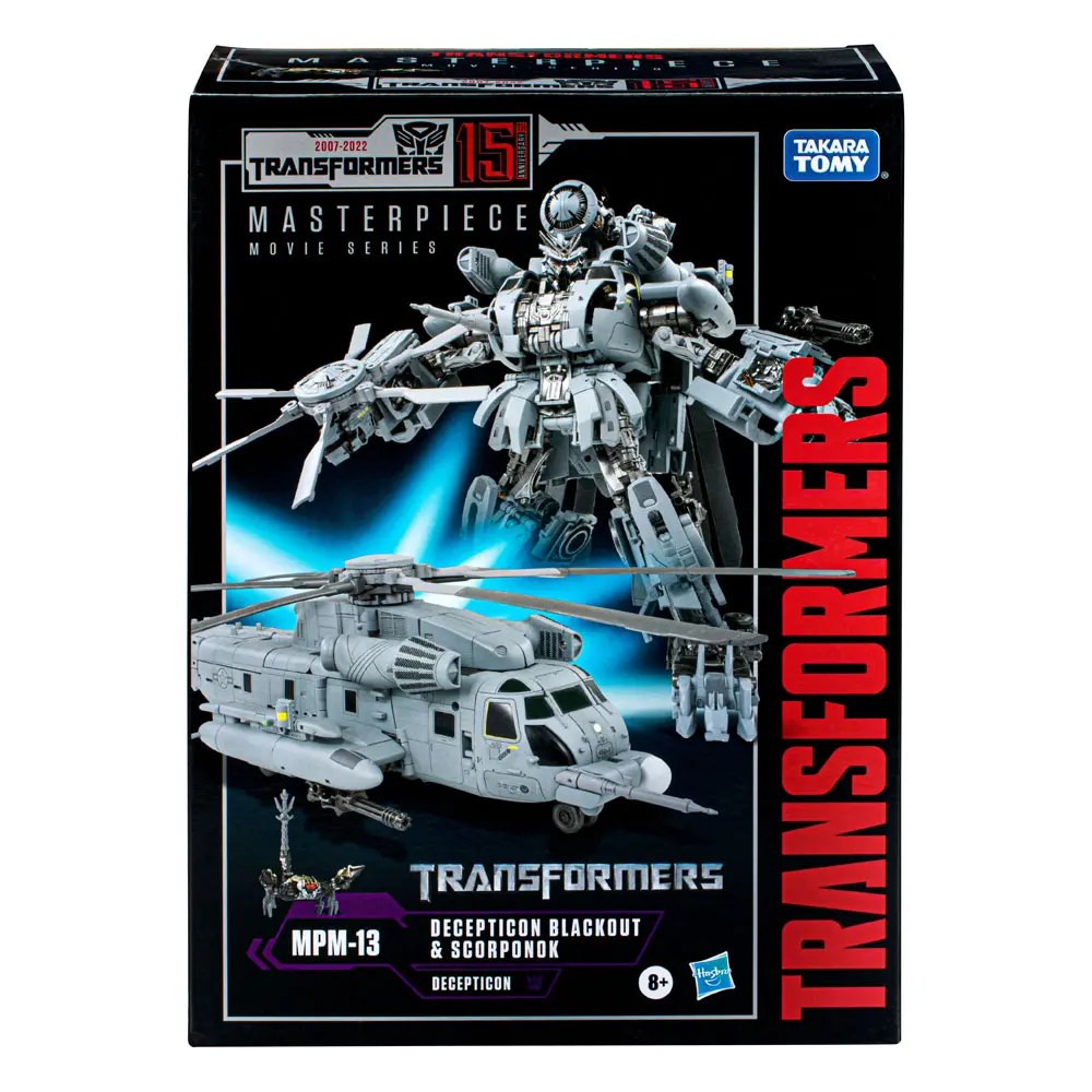 Transformers Masterpiece Movie Series Actionfigur Decepticon Blackout & Scorponok 29 cm Produktfoto