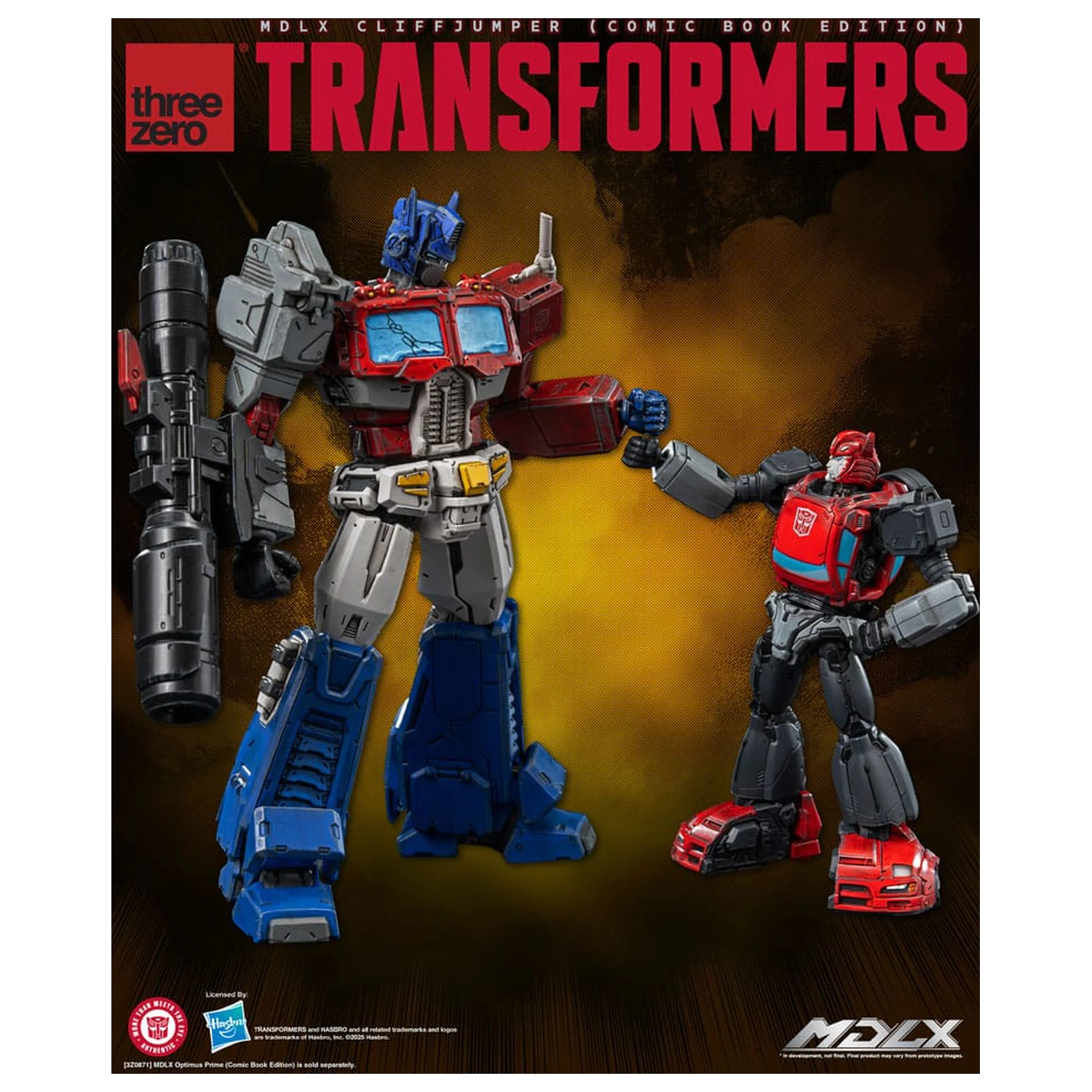 Transformers MDLX Actionfigur Cliffjumper (Comic Book Edition) 12 cm Produktfoto