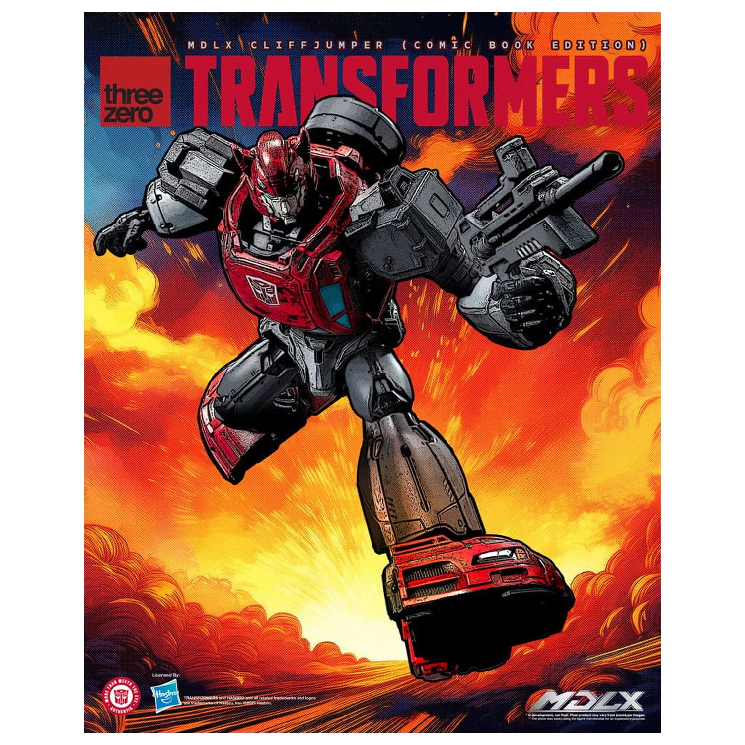 Transformers MDLX Actionfigur Cliffjumper (Comic Book Edition) 12 cm Produktfoto