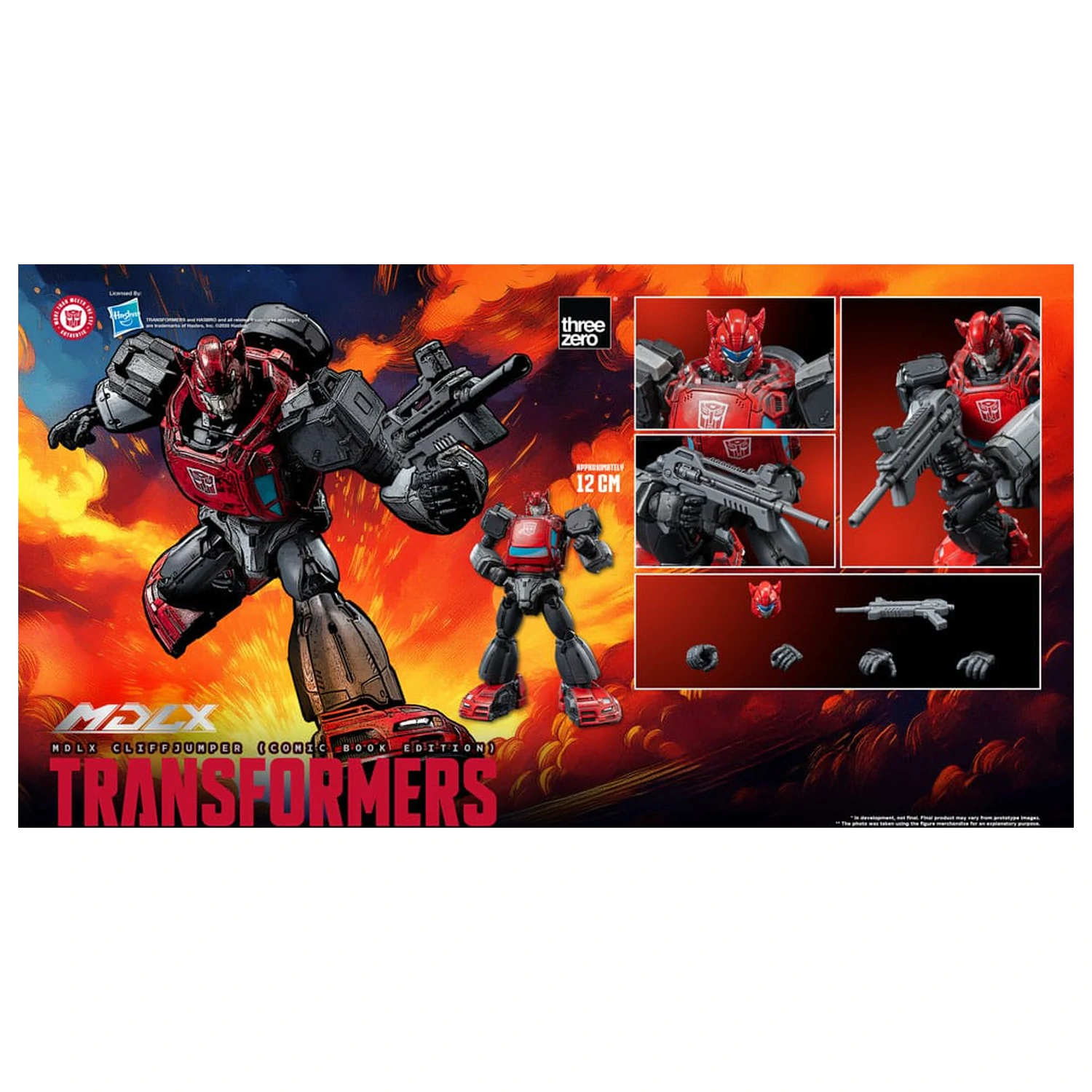 Transformers MDLX Actionfigur Cliffjumper (Comic Book Edition) 12 cm Produktfoto