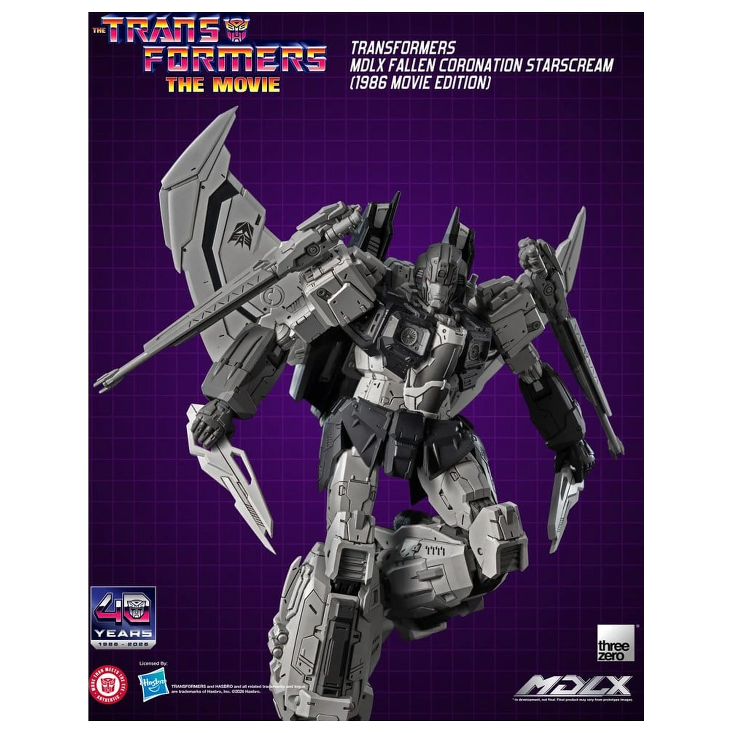 Transformers MDLX Actionfigur Fallen Coronation Starscream (1986 Movie Edition) 20 cm Produktfoto