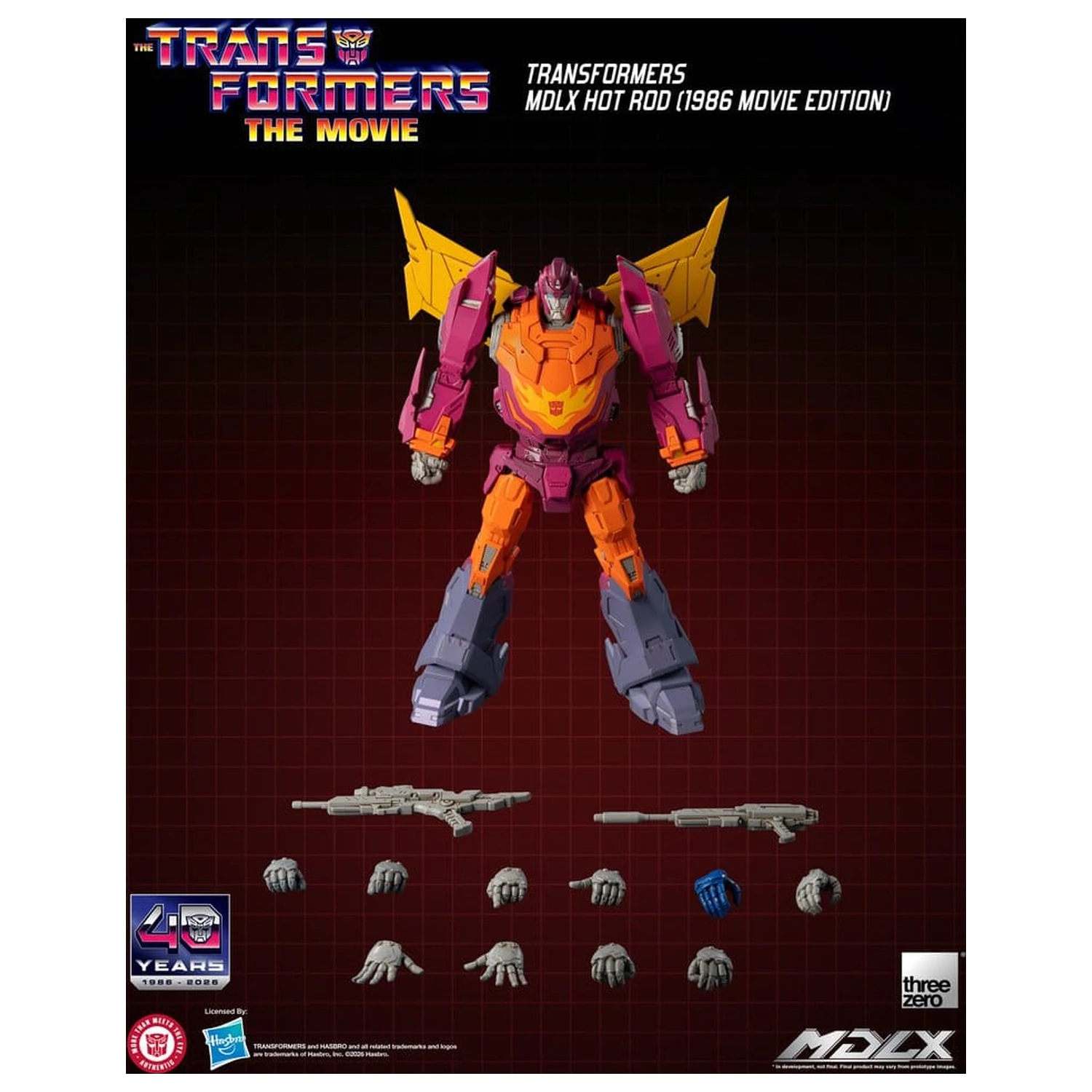 Transformers MDLX Actionfigur Hot Rod (1986 Movie Edition) 18 cm Produktfoto