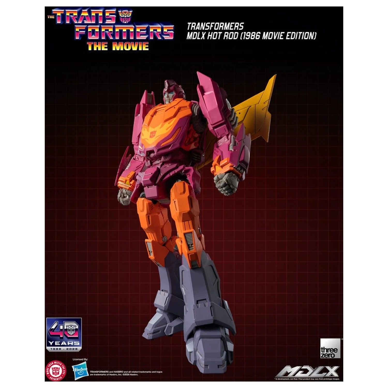 Transformers MDLX Actionfigur Hot Rod (1986 Movie Edition) 18 cm Produktfoto
