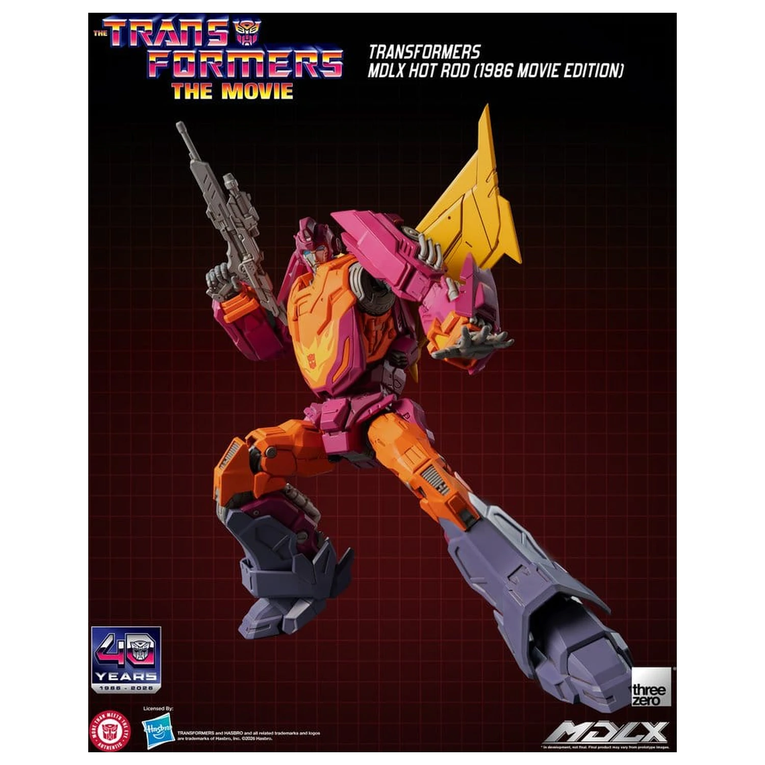 Transformers MDLX Actionfigur Hot Rod (1986 Movie Edition) 18 cm Produktfoto