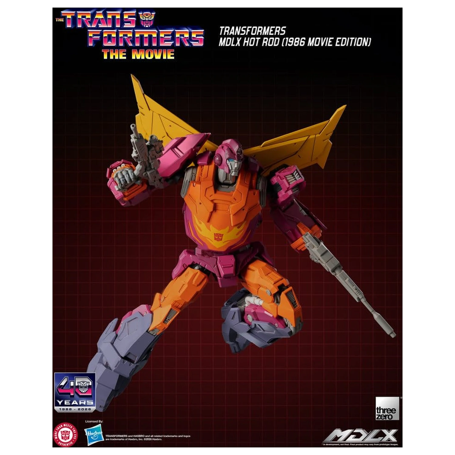 Transformers MDLX Actionfigur Hot Rod (1986 Movie Edition) 18 cm Produktfoto