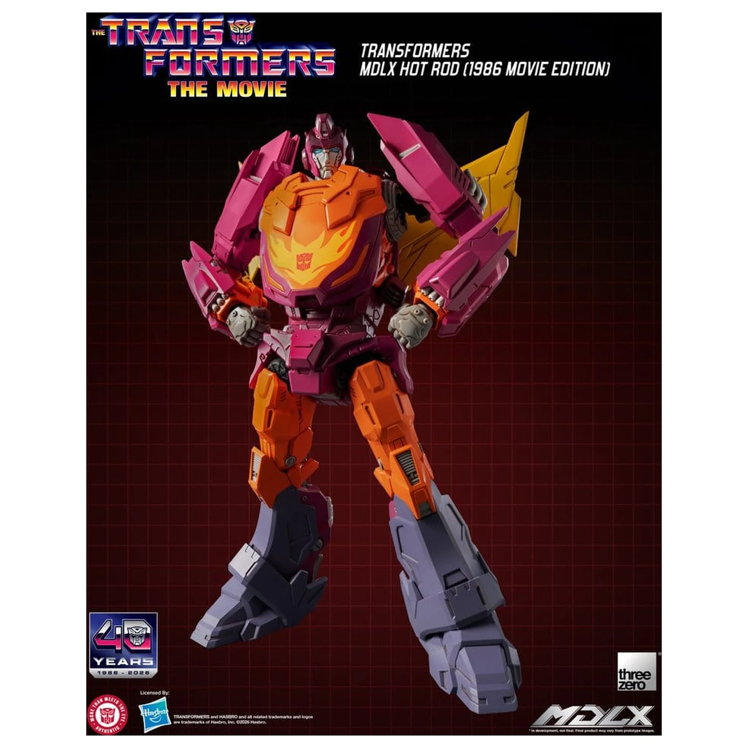 Transformers MDLX Actionfigur Hot Rod (1986 Movie Edition) 18 cm Produktfoto