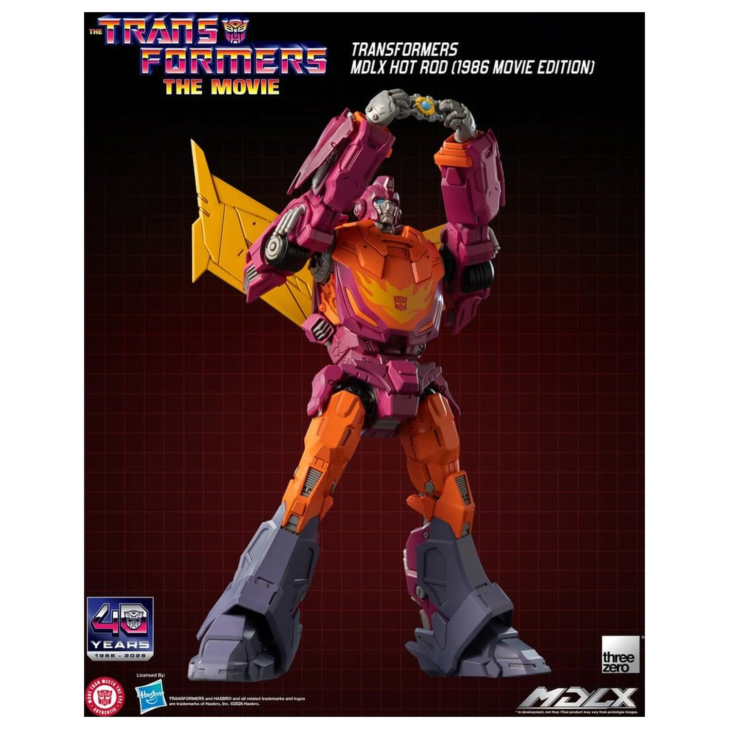 Transformers MDLX Actionfigur Hot Rod (1986 Movie Edition) 18 cm Produktfoto