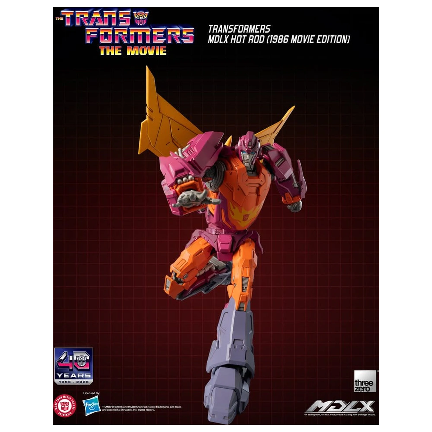 Transformers MDLX Actionfigur Hot Rod (1986 Movie Edition) 18 cm Produktfoto