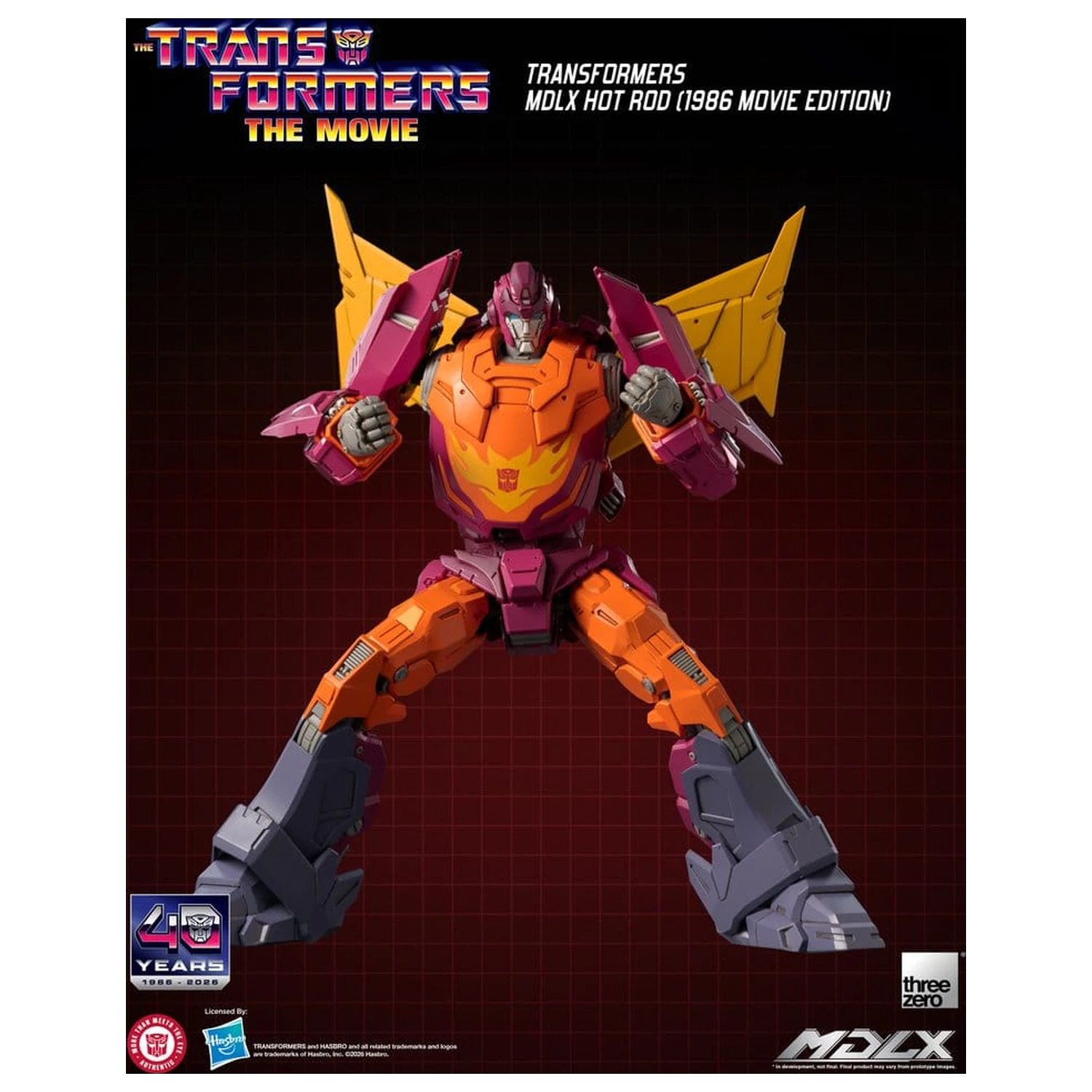 Transformers MDLX Actionfigur Hot Rod (1986 Movie Edition) 18 cm Produktfoto