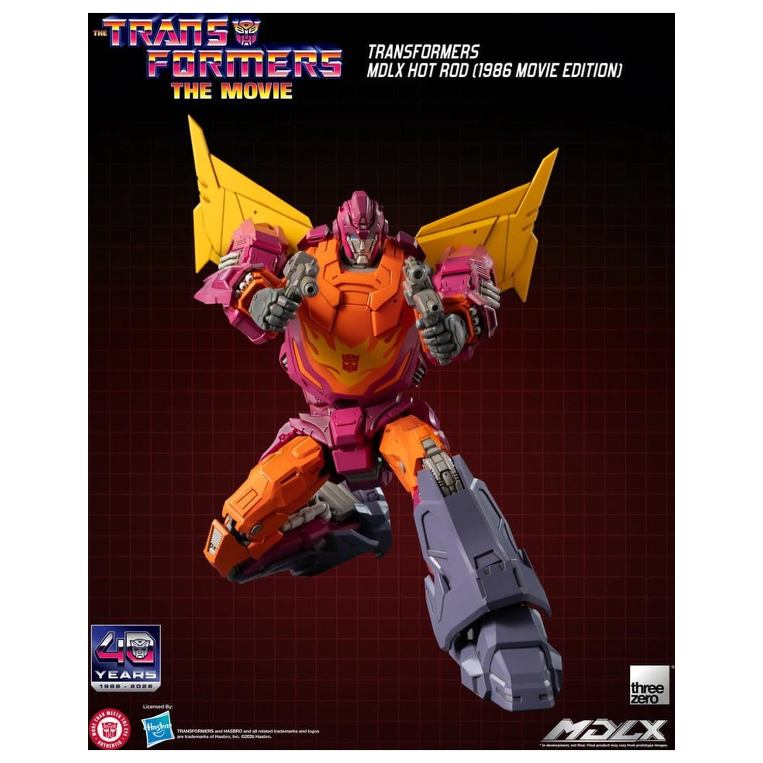 Transformers MDLX Actionfigur Hot Rod (1986 Movie Edition) 18 cm Produktfoto