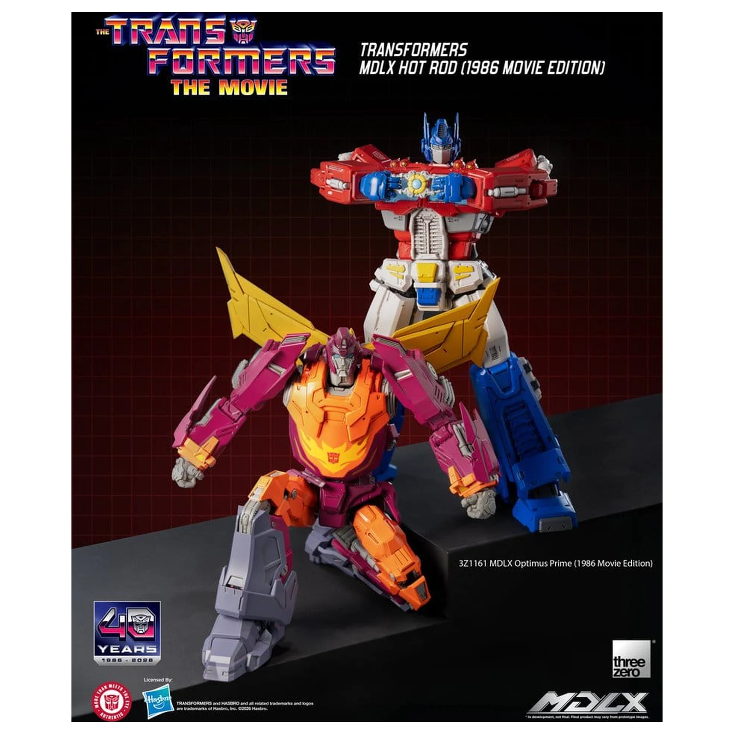 Transformers MDLX Actionfigur Hot Rod (1986 Movie Edition) 18 cm Produktfoto