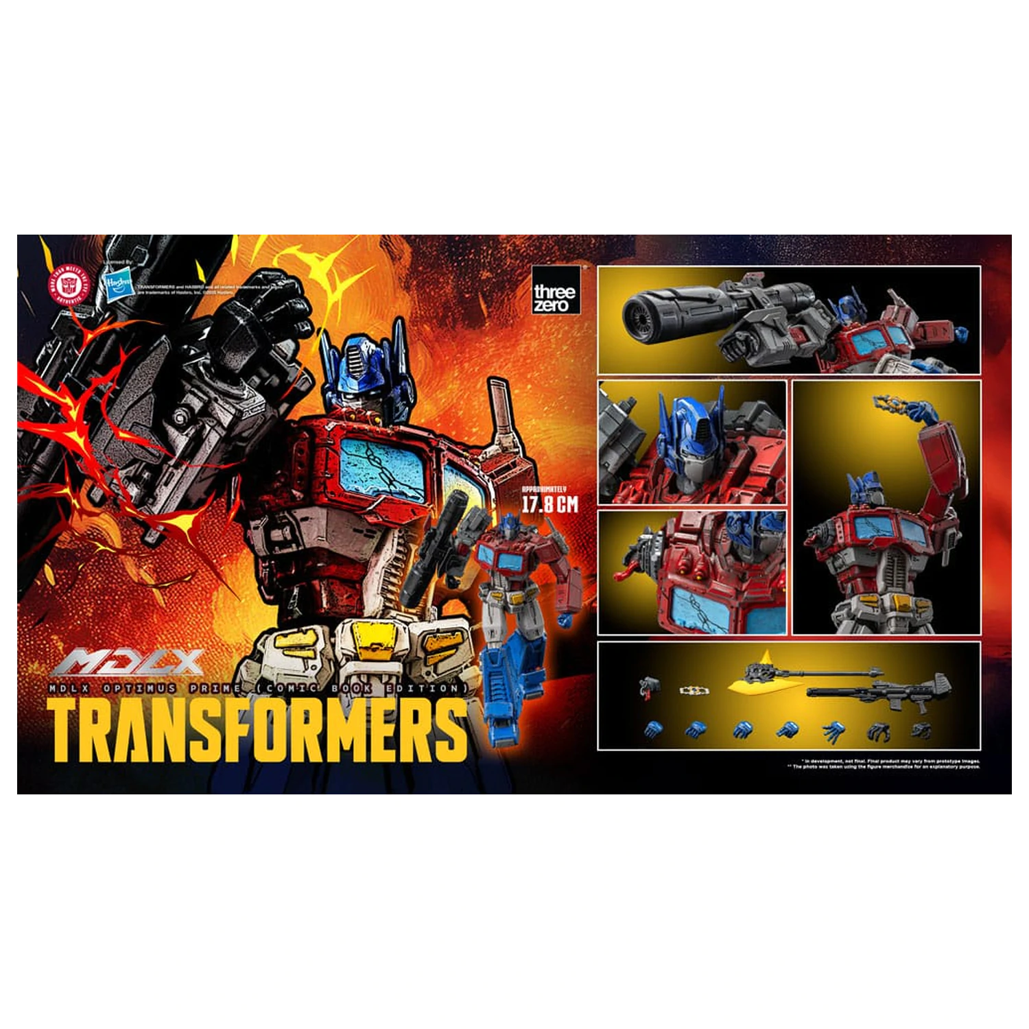 Transformers MDLX Actionfigur Optimus Prime (Comic Book Edition) 18 cm Produktfoto