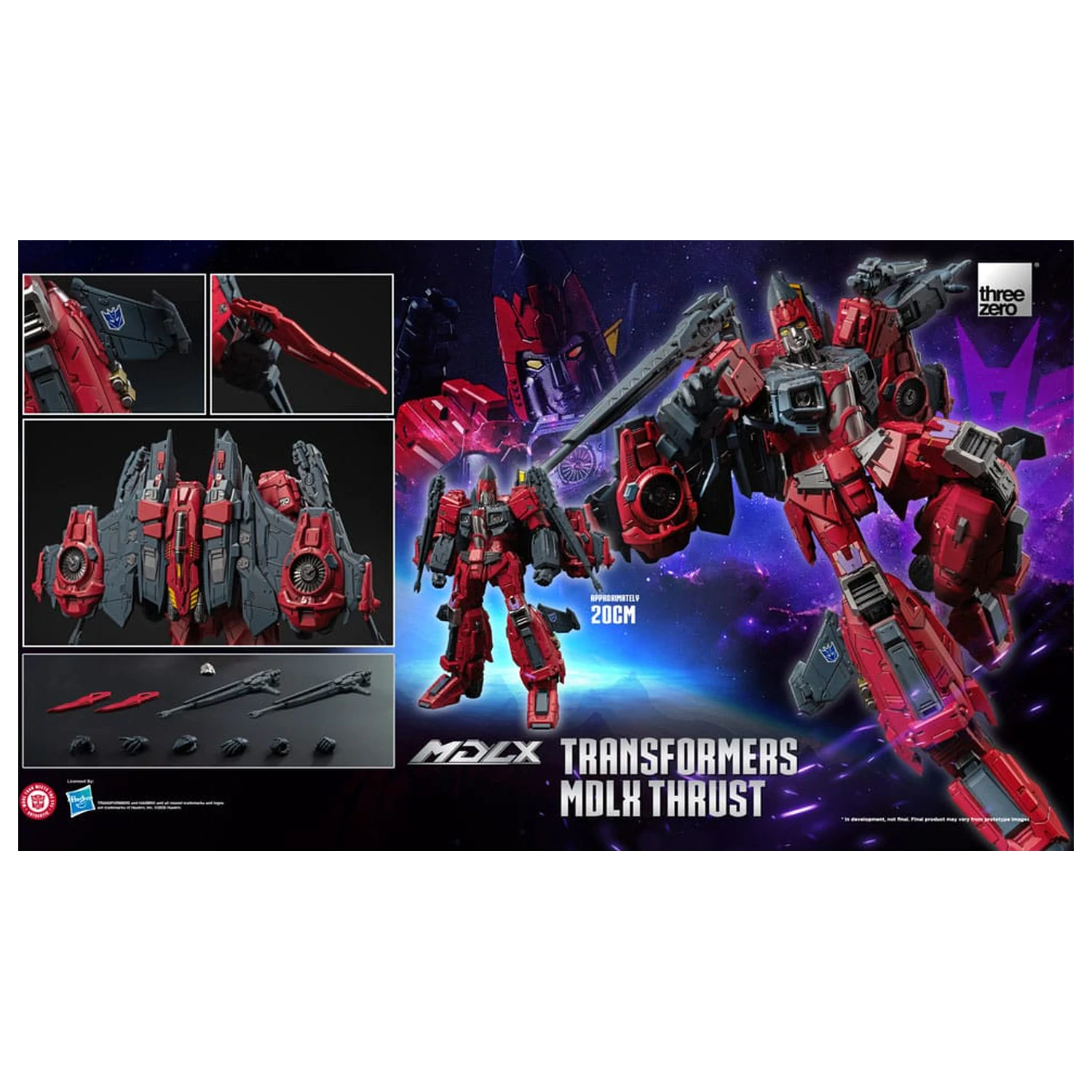 Transformers MDLX Actionfigur Thrust 20 cm Produktfoto