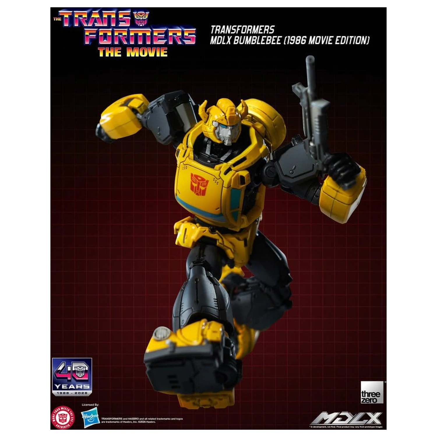 Transformers MDLX Actionfigur Bumblebee (1986 Movie Edition) 12 cm Produktfoto