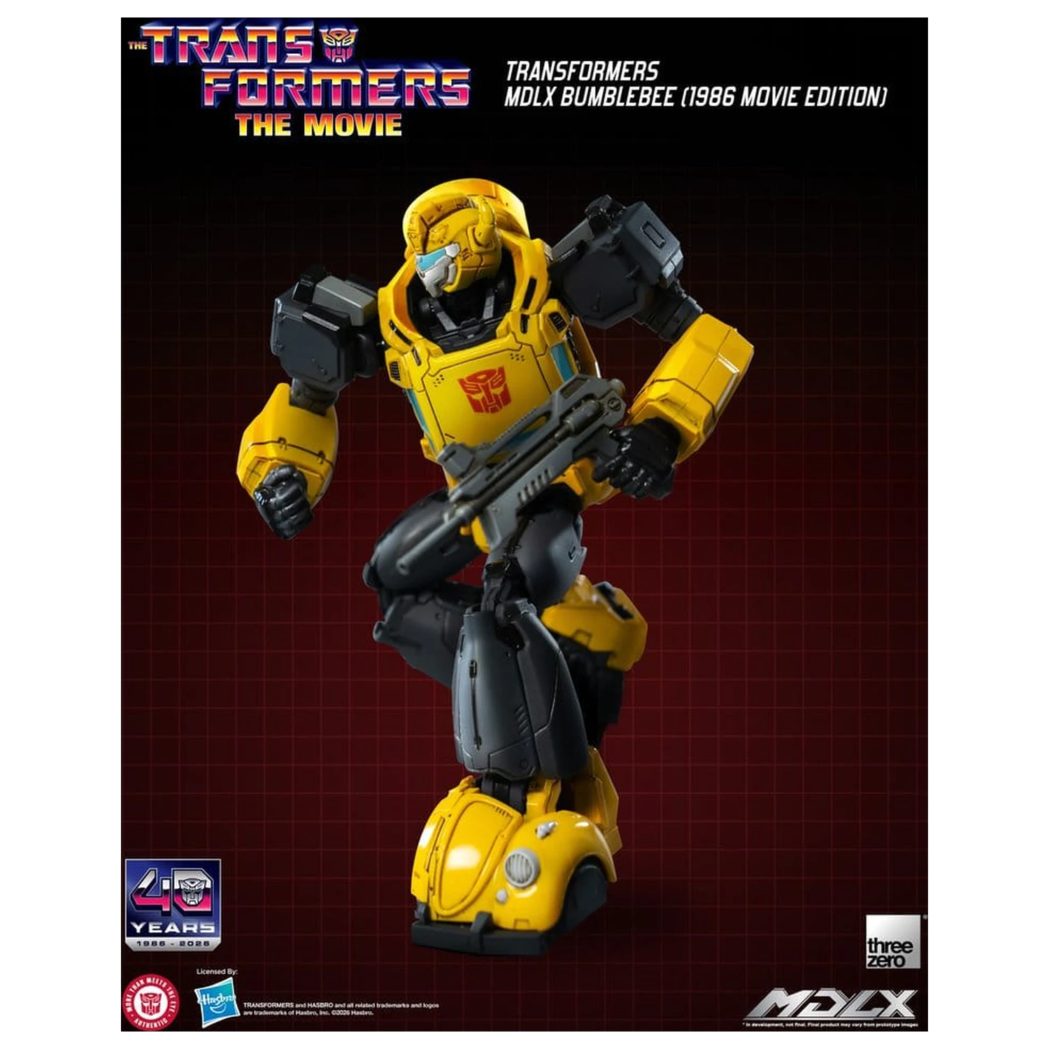Transformers MDLX Actionfigur Bumblebee (1986 Movie Edition) 12 cm Produktfoto