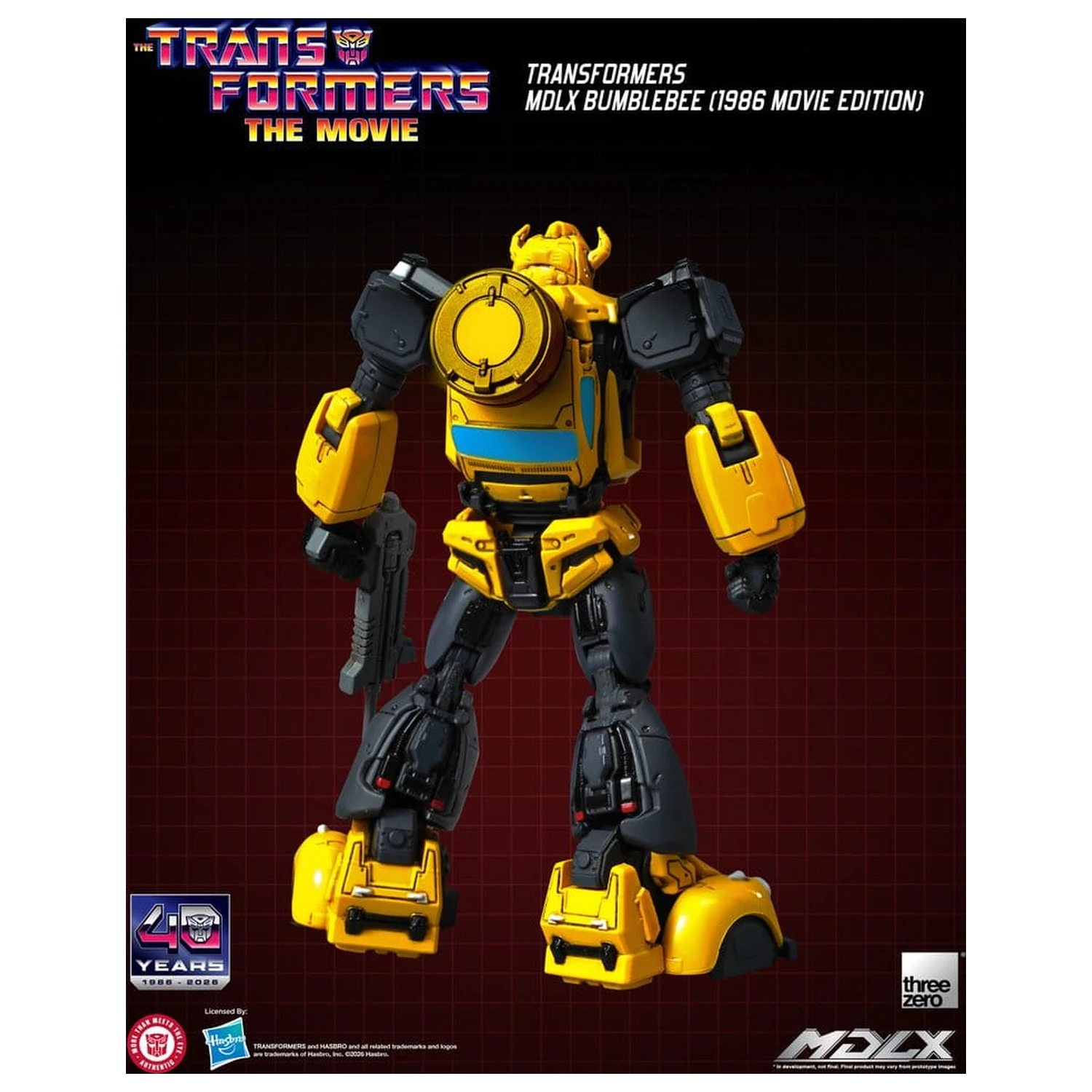 Transformers MDLX Actionfigur Bumblebee (1986 Movie Edition) 12 cm Produktfoto