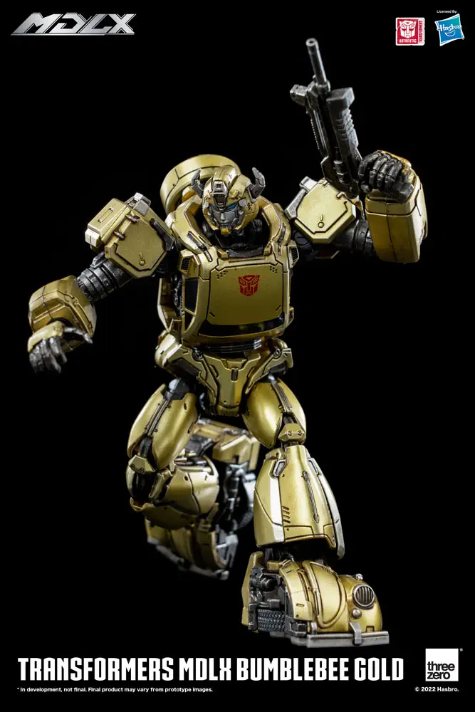 Transformers MDLX Actionfigur Bumblebee Gold Limited Edition 12 cm Produktfoto