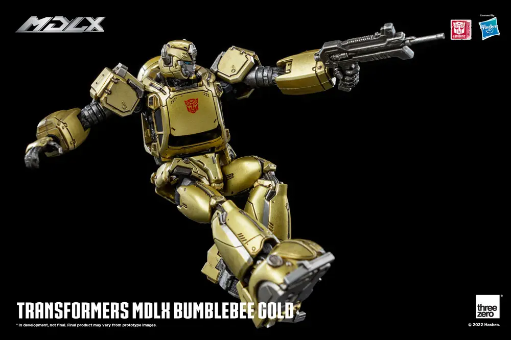 Transformers MDLX Actionfigur Bumblebee Gold Limited Edition 12 cm Produktfoto