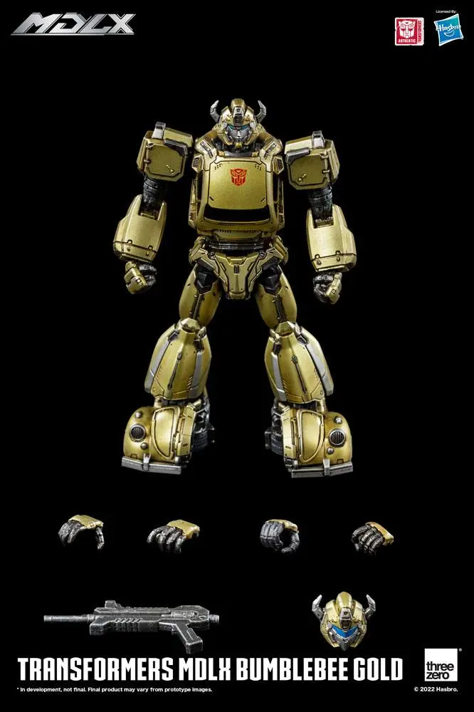 Transformers MDLX Actionfigur Bumblebee Gold Limited Edition 12 cm Produktfoto