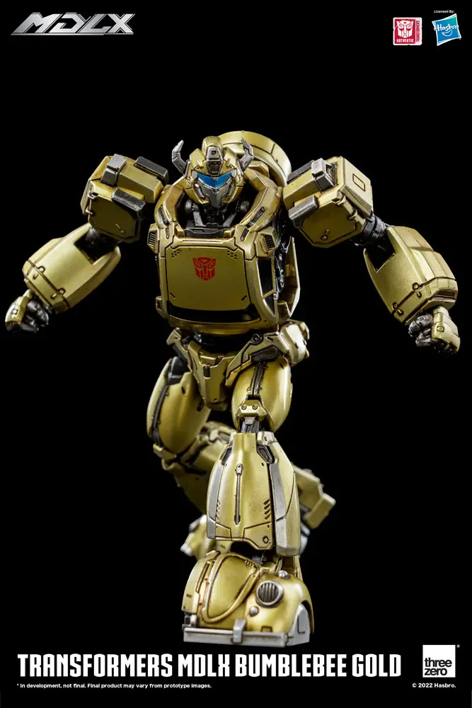 Transformers MDLX Actionfigur Bumblebee Gold Limited Edition 12 cm Produktfoto
